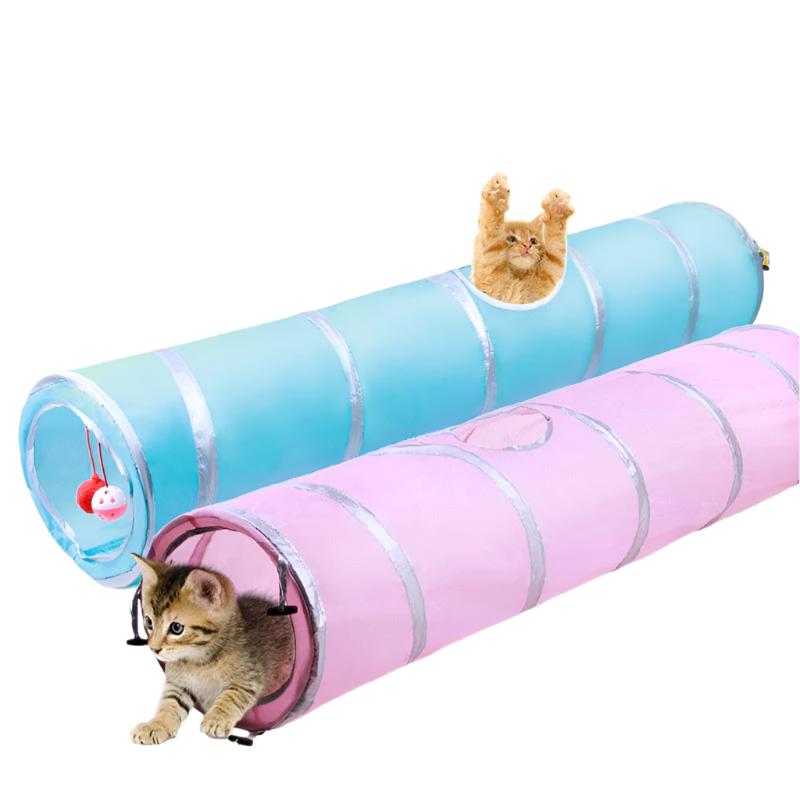 Katzenspielzeug Tunnel BOO Spieltunnel für Katzen 1,2 m