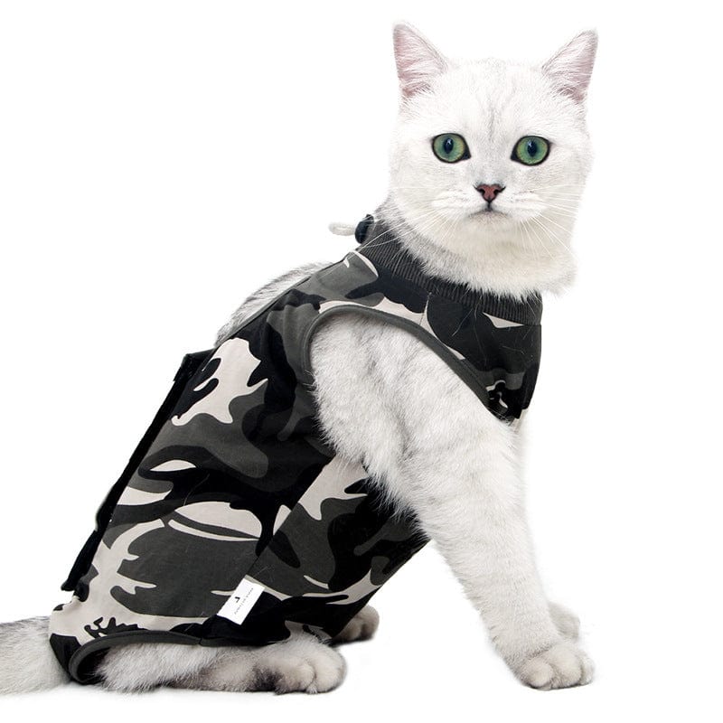 katzenweste HEAL Atmungsaktiver Katzenbody nach Operation S