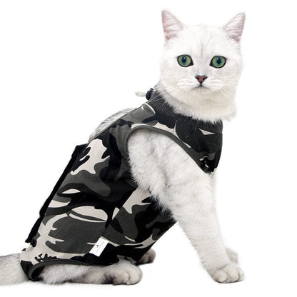 katzenweste HEAL Atmungsaktiver Katzenbody nach Operation S