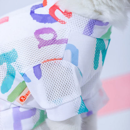 Katzenweste PIXEL Süße Weste für Katze aus atmungsaktivem Stoff