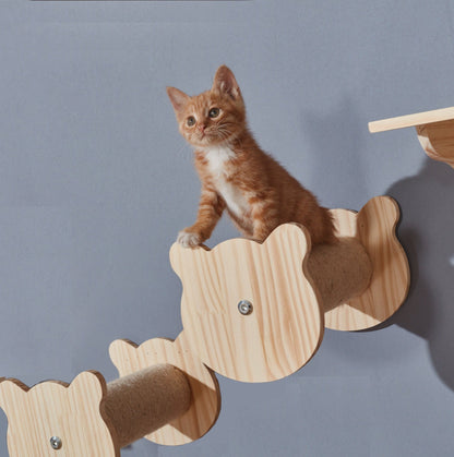 Kletterwand DIY Katzen-Kletterwand – Modularer Spaß für dein Zuhause 2