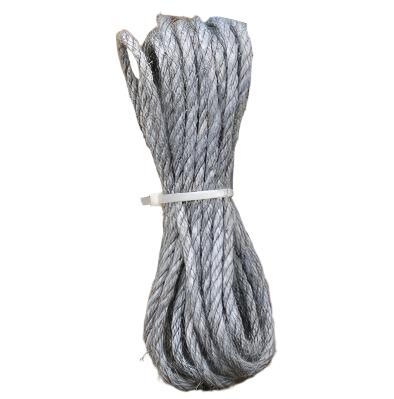 Kratzbaum DIY Robustes Hanfseil in vielen Farben – für Möbelgestaltung, 5 Meter Grey