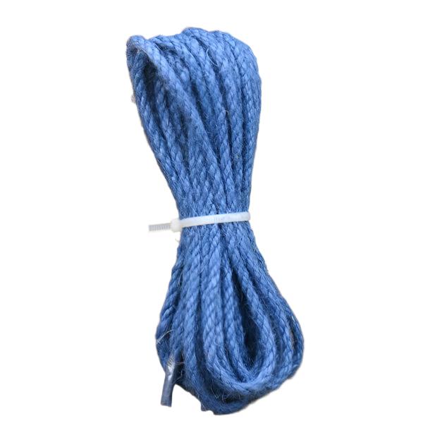 Kratzbaum DIY Robustes Hanfseil in vielen Farben – für Möbelgestaltung, 5 Meter Sapphire