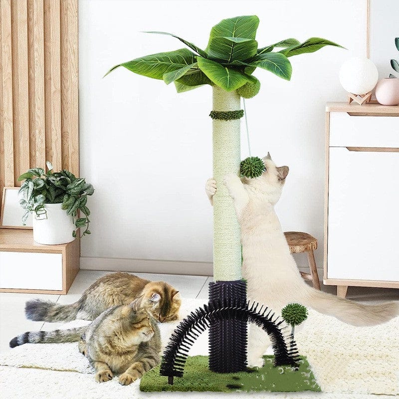 Kratzbaum JAMAICA Stabiler Sisal-Kratzbaum mit Dschungel-Vibe