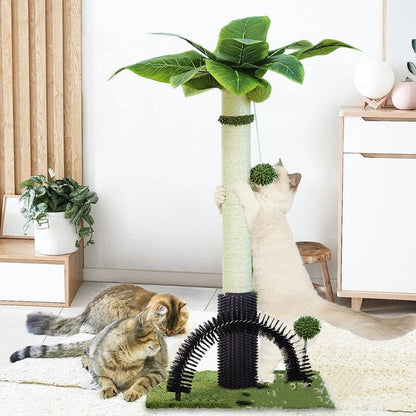 Kratzbaum JAMAICA Stabiler Sisal-Kratzbaum mit Dschungel-Vibe