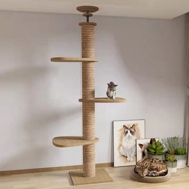 Kratzbaum TIGER Massivholz-Katzenmöbel - Individuell Kombinierbar Hi 1