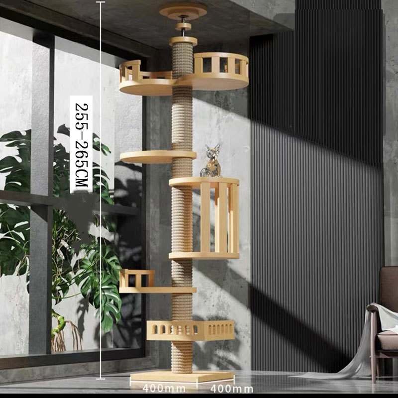 Kratzbaum TIGER Massivholz-Katzenmöbel - Individuell Kombinierbar Hi 4
