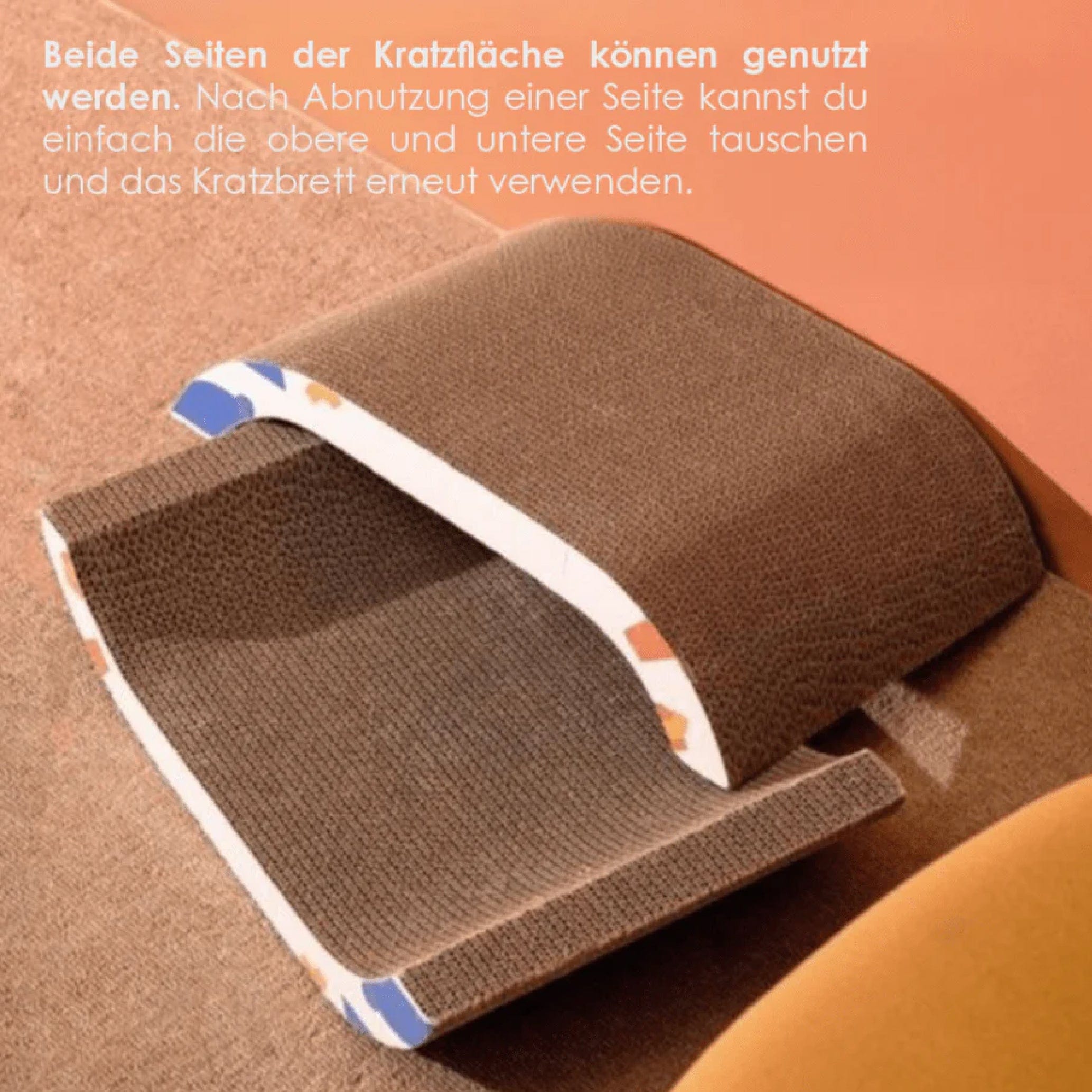 Kratzmöbel HOMIE Multifunktionales Katzenhaus – Schlafen, Spielen und Kratzen