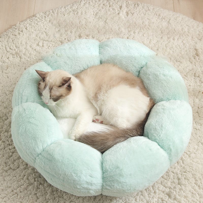 Kuschelbett SUNFLOWER Gemütliches Plüsch-Kuschelbett
