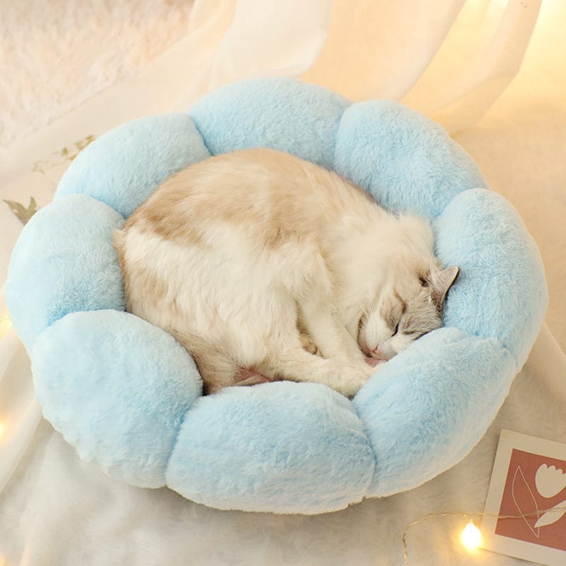 Kuschelbett SUNFLOWER Gemütliches Plüsch-Kuschelbett