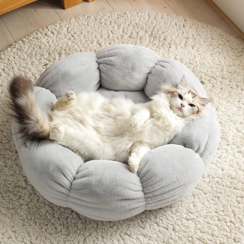 Kuschelbett SUNFLOWER Gemütliches Plüsch-Kuschelbett