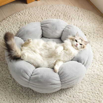 Kuschelbett SUNFLOWER Gemütliches Plüsch-Kuschelbett