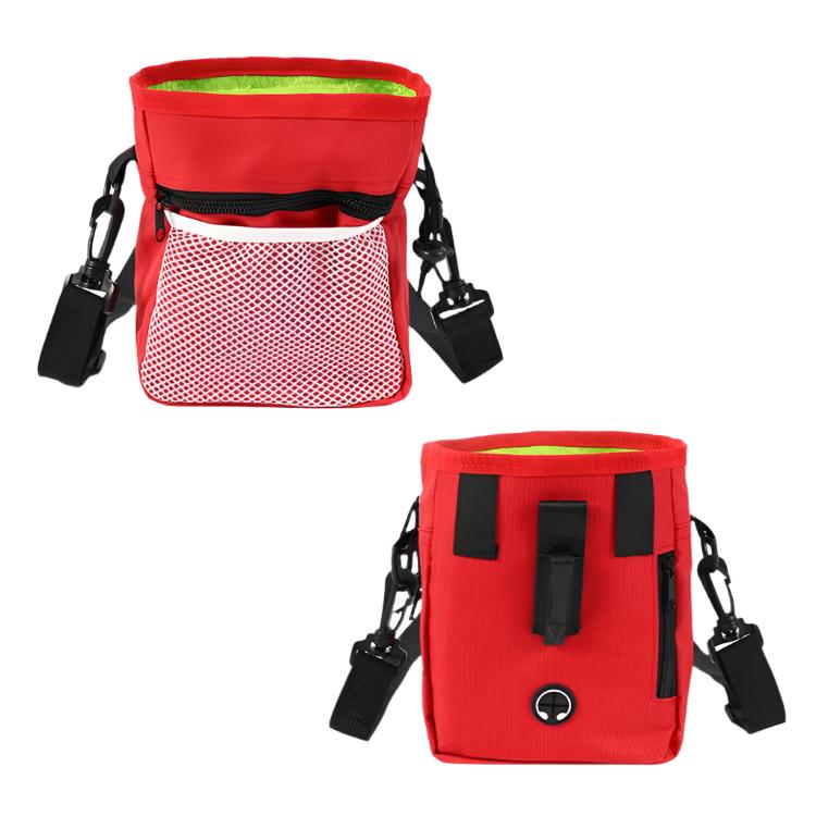 Leckerlitasche CATCHY Leckerlitasche für Hunde – Perfekt für Training &amp; Spaziergänge Red