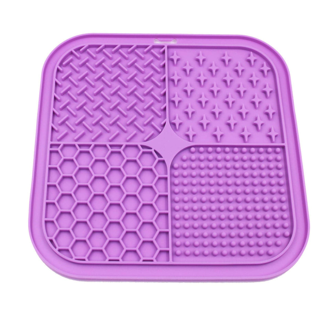 Leckmatte LICKME Silikon-Futtermatte für Haustiere – Langsames Fressen Purple