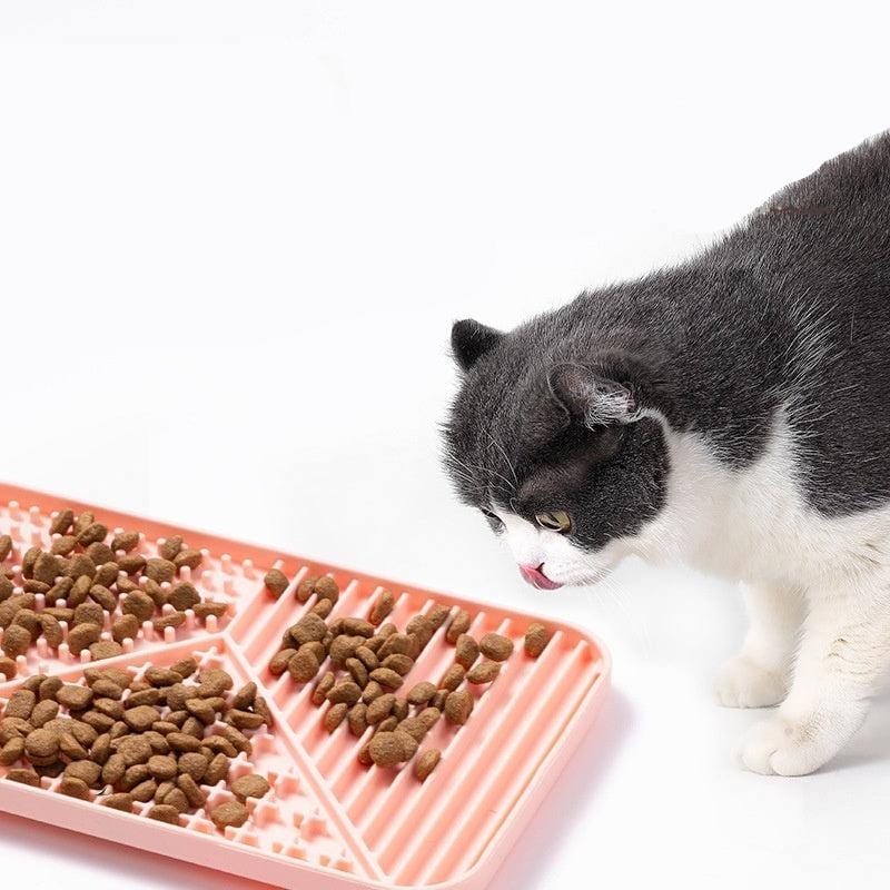Leckmatte TODDY Rutschfeste Pet Licking Mat mit Saugfuß