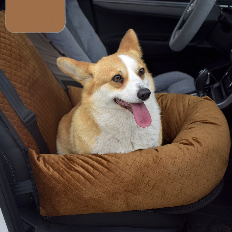 Reise Haustierbett BITSY Gemütlicher &amp; Sicherer Hunde-Autositz für Reisen Carmell