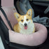 Reise Haustierbett BITSY Gemütlicher & Sicherer Hunde-Autositz für Reisen Pink