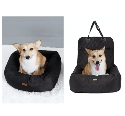 Reise Haustierbett FELIX Vielseitiges Hundebett fürs Auto &amp; Zuhause