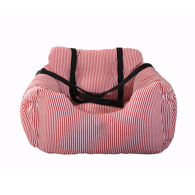 Reise Haustierbett PICCOLO Premium Hunde-Autositz für Hunde Red