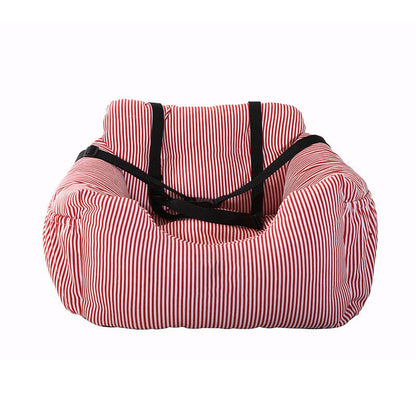 Reise Haustierbett PICCOLO Premium Hunde-Autositz für Hunde Red