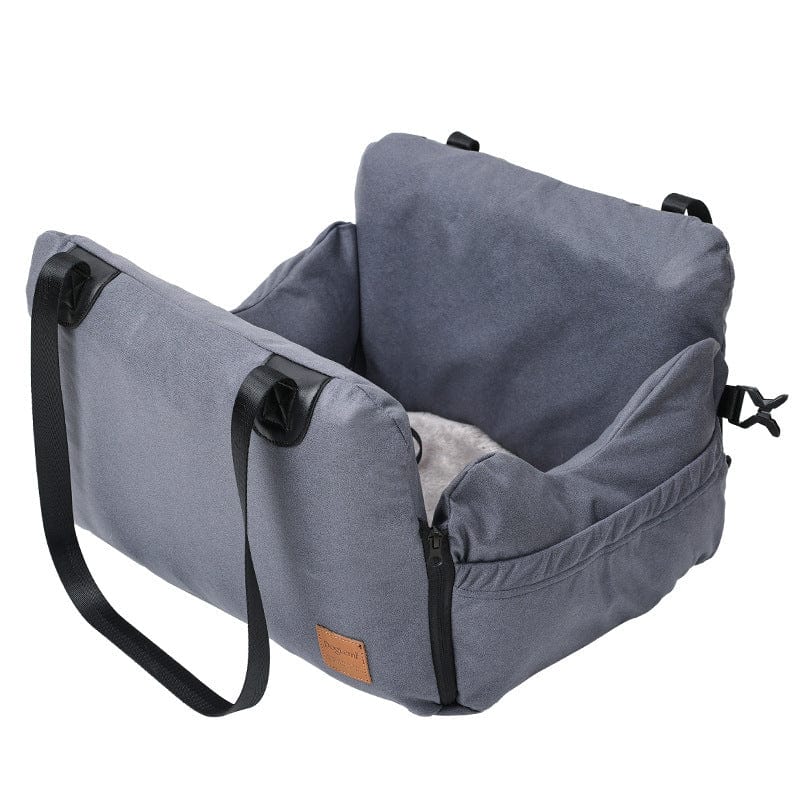 Reise Haustierbett POSY Tragbares Reisehundebett mit Sicherheitsfunktion Gray