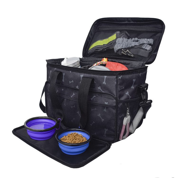 Reise Haustiertasche COMBO Praktische Multi-Funktion Tier-Reisetasche Black