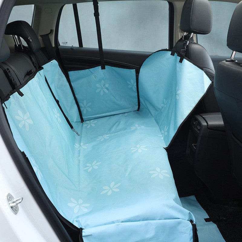 Schutzbezug für Rückbank TRAVEL II Wasserdichte Hundedecke fürs Auto Blue