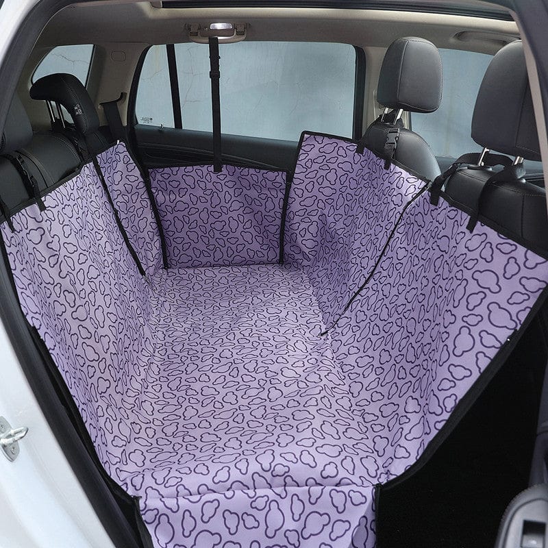 Schutzbezug für Rückbank TRAVEL II Wasserdichte Hundedecke fürs Auto Purple