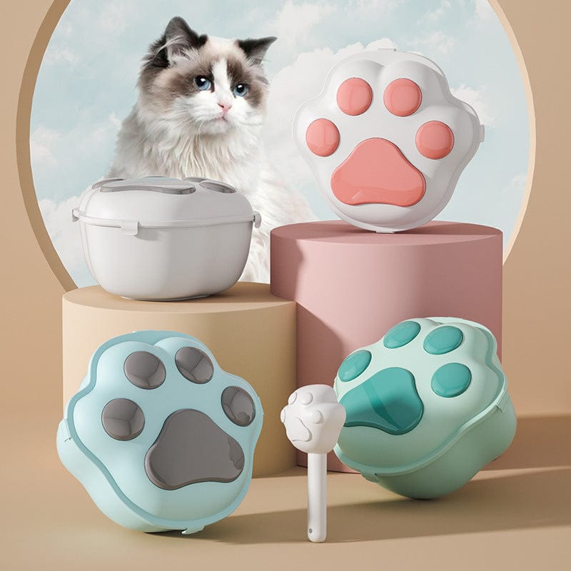 Tierfutterbox PAWBOX Tierfutter-Container mit Deckel &amp; Schaufel 3 oder 8KG