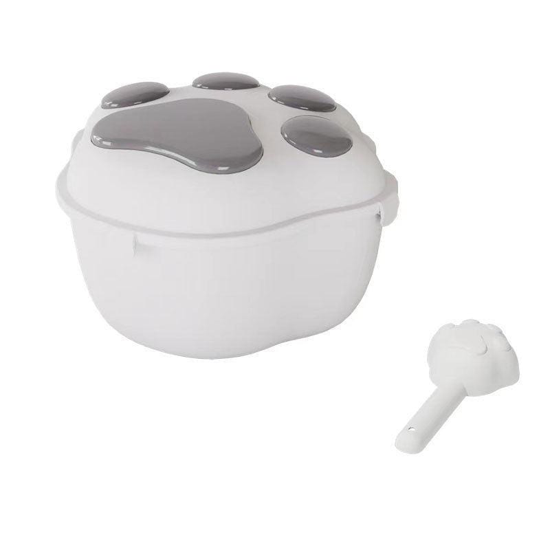Tierfutterbox PAWBOX Tierfutter-Container mit Deckel &amp; Schaufel 3 oder 8KG Grey / 3 kg