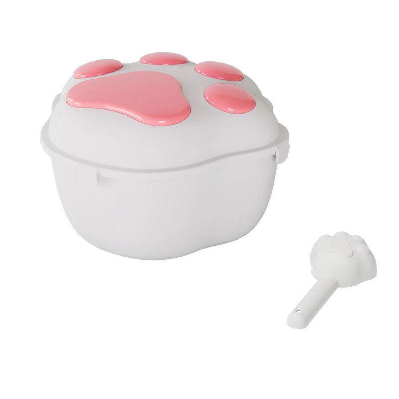 Tierfutterbox PAWBOX Tierfutter-Container mit Deckel &amp; Schaufel 3 oder 8KG Pink / 3 kg