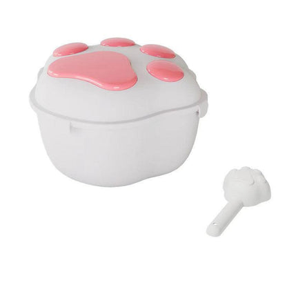 Tierfutterbox PAWBOX Tierfutter-Container mit Deckel &amp; Schaufel 3 oder 8KG Pink / 3 kg