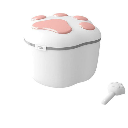 Tierfutterbox PAWBOX Tierfutter-Container mit Deckel &amp; Schaufel 3 oder 8KG Pink / 8 kg