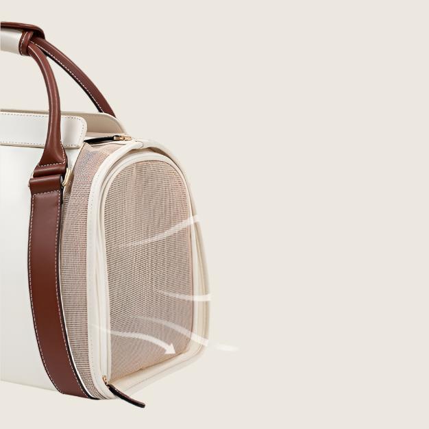 Tragetasche für Haustiere COCO Luxuriöse Tiertransporttasche – Eleganz &amp; Komfort für unterwegs