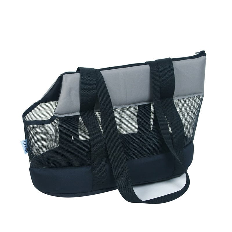 Tragetasche für Haustiere JARR Schultertasche für Haustiere – Atmungsaktive Transporttasche Black