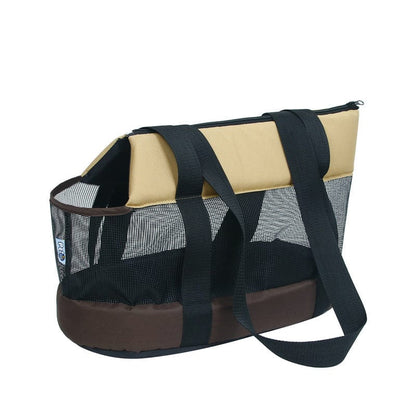 Tragetasche für Haustiere JARR Schultertasche für Haustiere – Atmungsaktive Transporttasche Brown