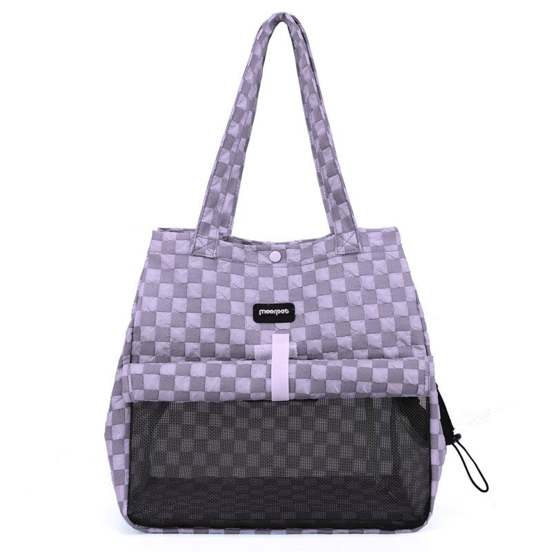 Tragetasche für Haustiere JESSIE Tragbare Haustiertasche – Für kleine Katzen &amp; Kätzchen, modisch &amp; praktisch Purple