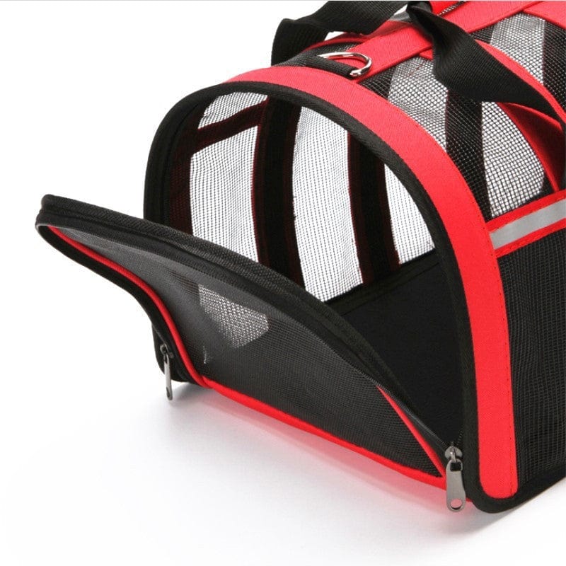 Tragetasche für Haustiere STRIPE Tragetasche für Haustiere bis 5kg – Kompakt und Bequem