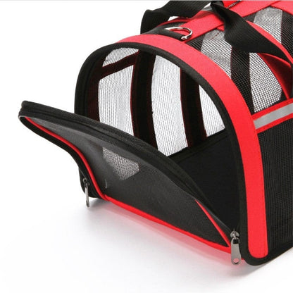 Tragetasche für Haustiere STRIPE Tragetasche für Haustiere bis 5kg – Kompakt und Bequem