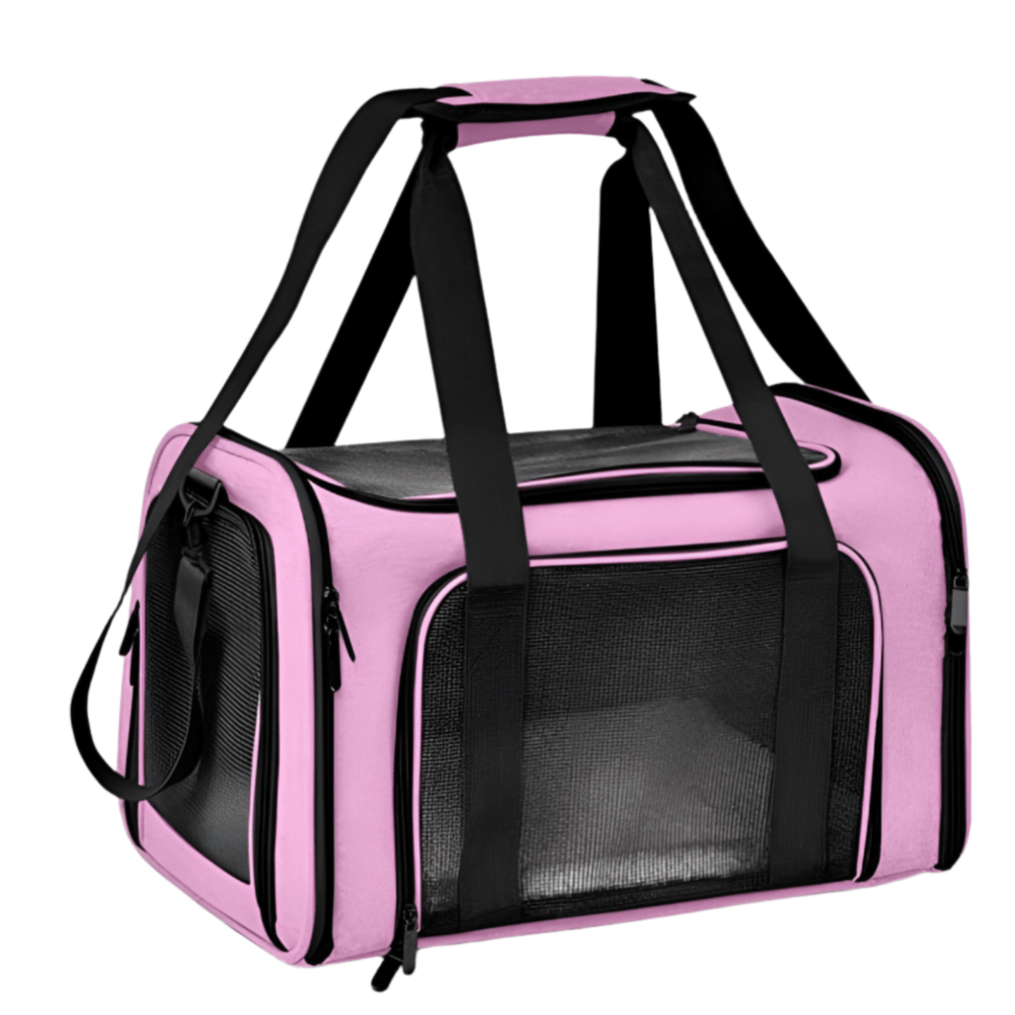 Tragetasche für Haustiere TAKEME Transport-tragetasche – Atmungsaktiv &amp; wasserdicht für Hunde und Katzen Pink / S