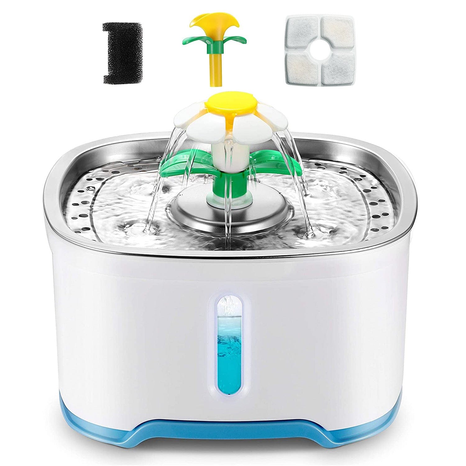 Trinkbrunnen FLOW Haustier-Trinkbrunnen – 2,4 Liter, Leise, Energiesparend &amp; Sicher Trinkbrunnen / EU