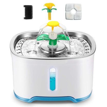 Trinkbrunnen FLOW Haustier-Trinkbrunnen – 2,4 Liter, Leise, Energiesparend &amp; Sicher Trinkbrunnen / EU